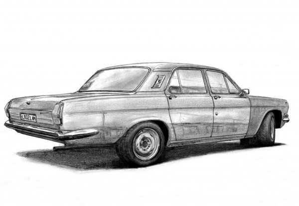 ГАЗ 24 скетч