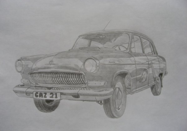 ГАЗ - м21 Волга разукрашка