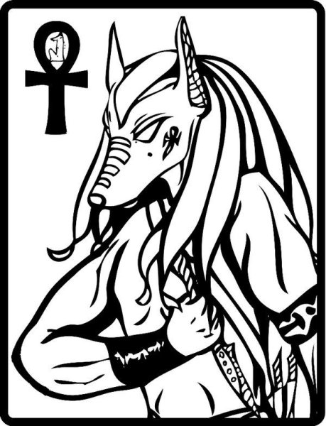 Анубис тату эскизы