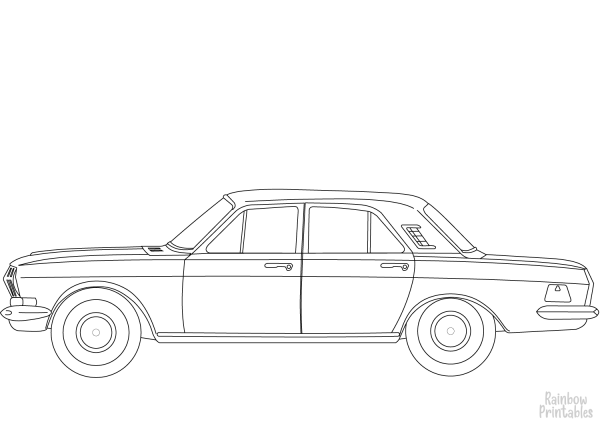 Волга 24 рисунок сбоку