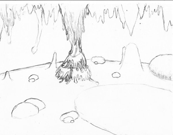 Пещера нарисованная