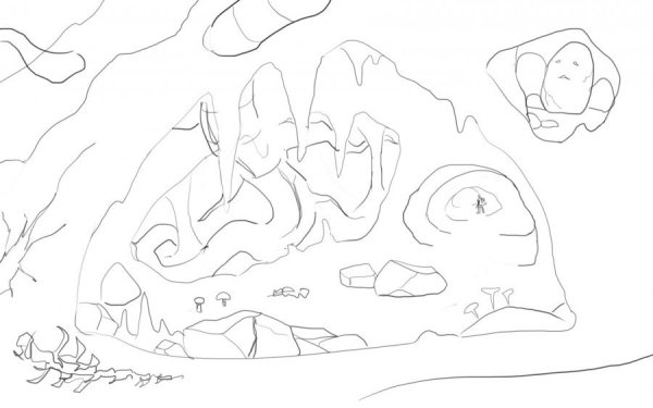 Пещера скетч