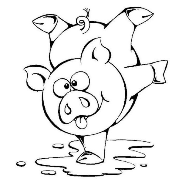 Свинка для рисования