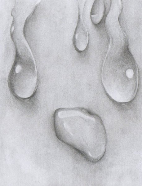 Рисование капельки