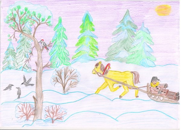 Пороша Есенин иллюстрации