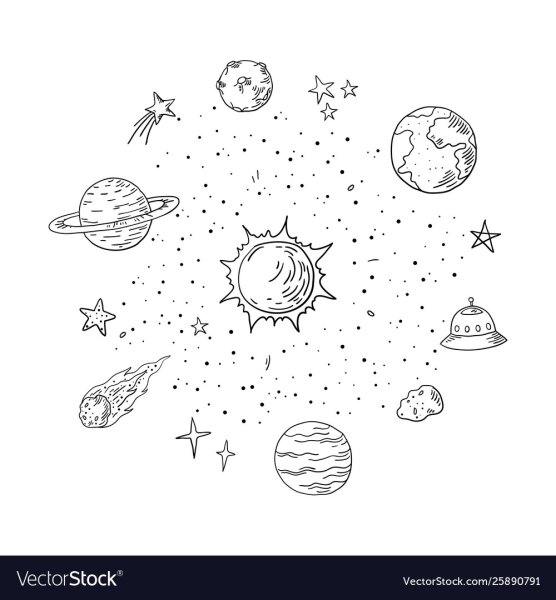 Солнечная система набросок
