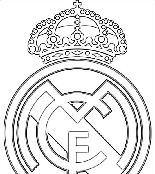 Разукрашка Реал Мадрид
