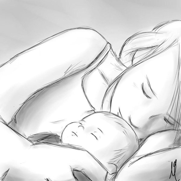 Карандашные Наброски инцеста