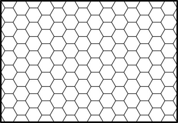 Соты карандашом