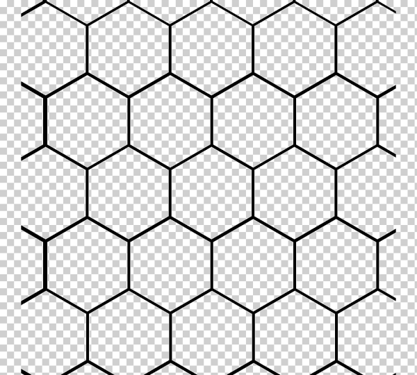 Пчелиные соты карандашом