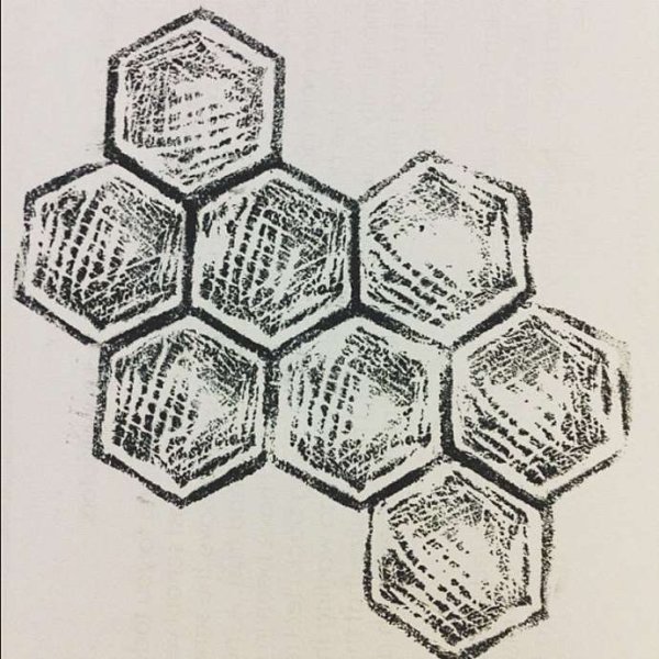 Тату соты эскиз