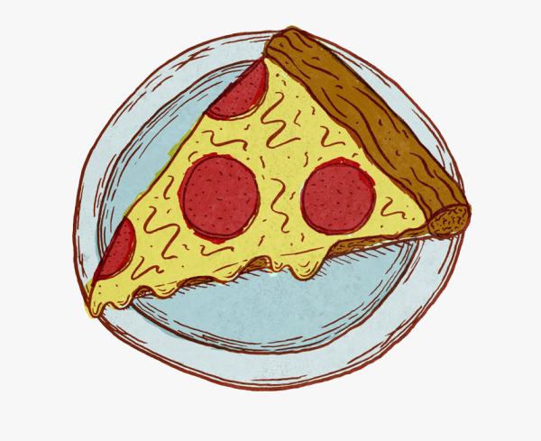 Пицца раскраска для детей