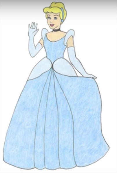 Раскраски принцессы Диснея Золушка