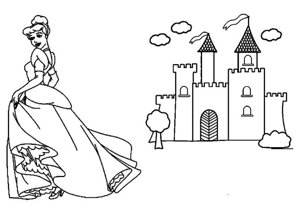 Золушка рисунок