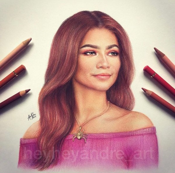 Зендая портрет