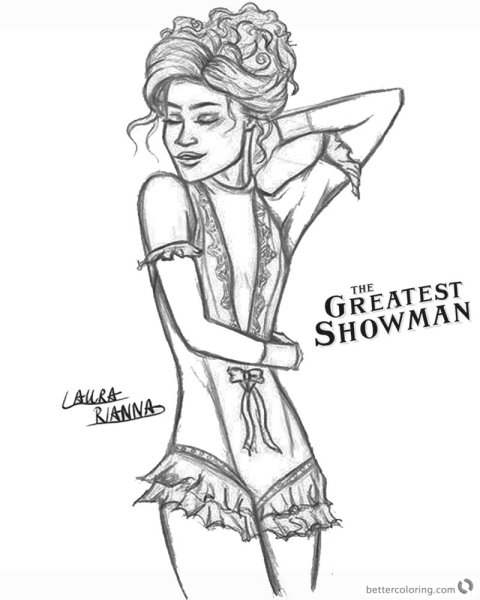 Скетч портрет зендая