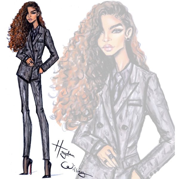 Зендая для срисовки