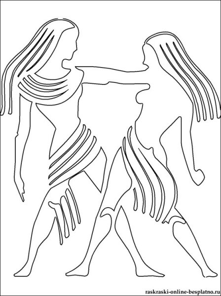 Тату Близнецы эскизы