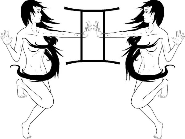 Знаки зодиака одной линией