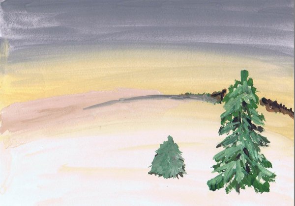 Иллюстрация к стихотворению зимнее утро