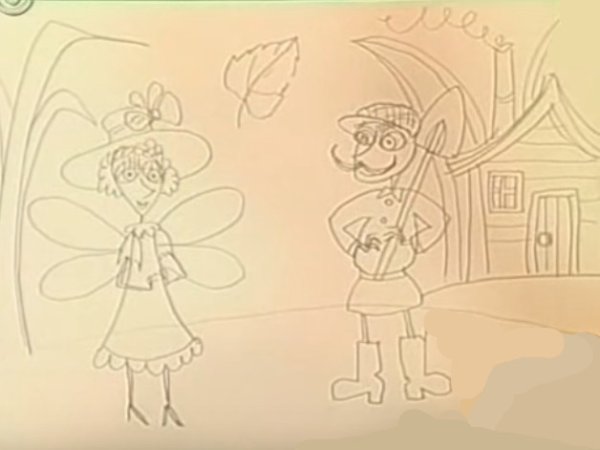 Иллюстрация к басне Стрекоза и муравей 2 класс