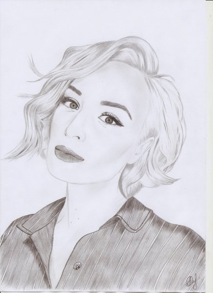 Билли Айлиш рисунок