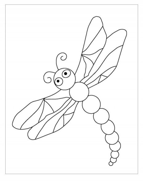 Большая Стрекоза рисунок