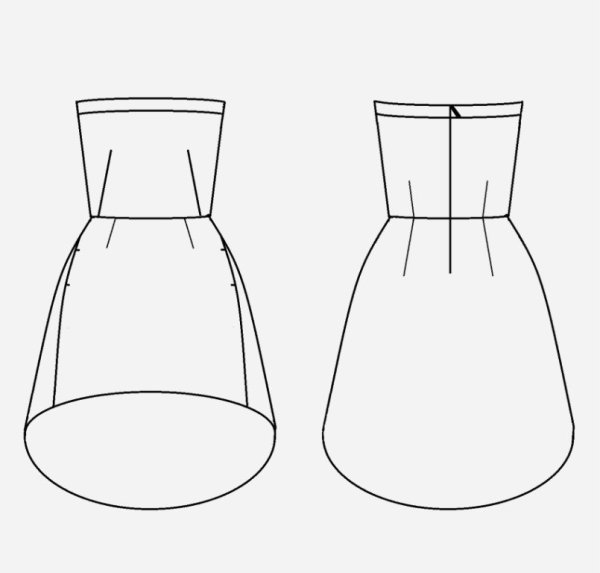 Платья для срисовки