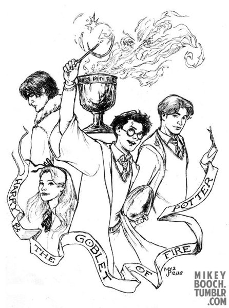 Гарри Поттер и Кубок огня иллюстрации к книге