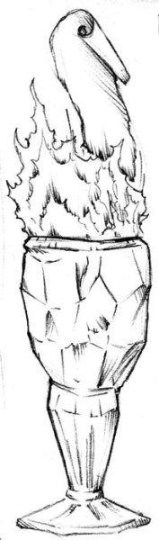 Раскраска Кубок огня