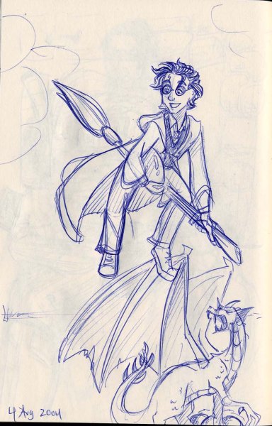 Кубок огня Гарри Поттер нарисовать