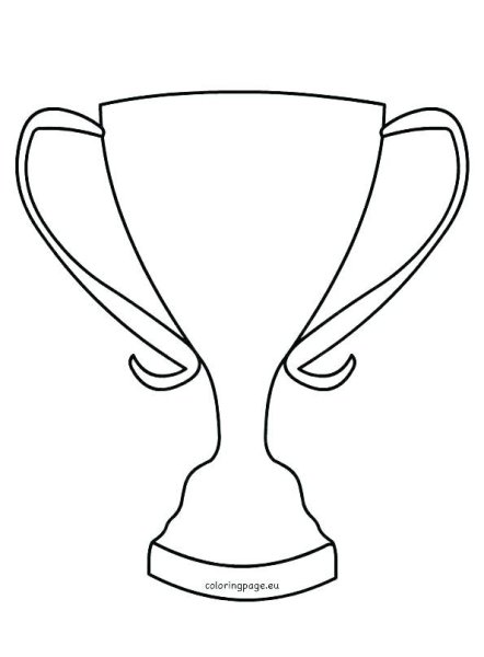 Кубок раскраска