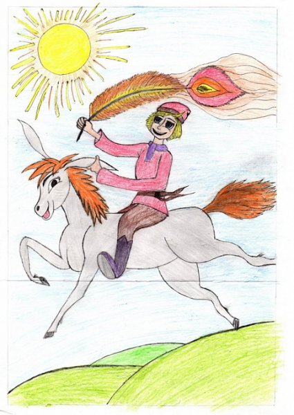 Конек горбунок рисунок поэтапно