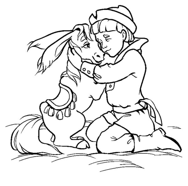 Ершов конек горбунок нарисова