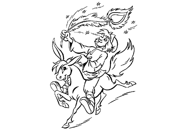 Конек Горбунек рвскраска