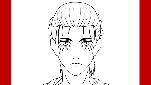 Эрен Йегер 4 сезон рисунок