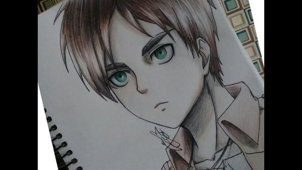 Рисунки аниме атака титанов Эрен