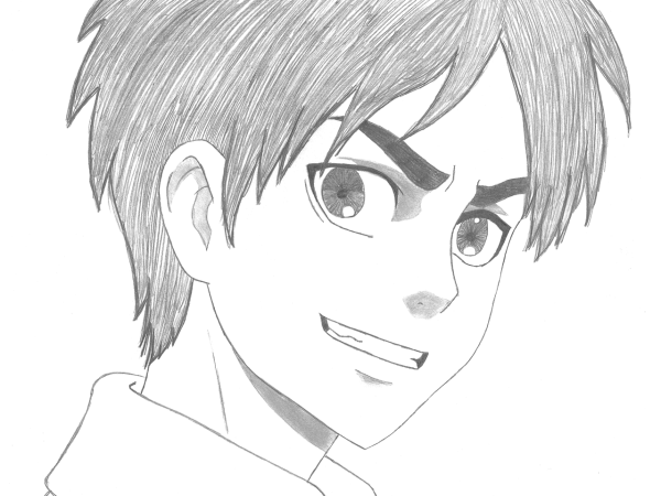 Эрен Йегер рисунок