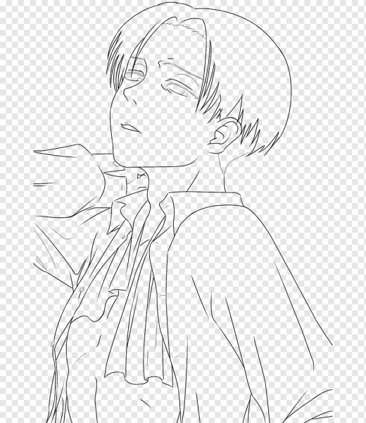 Леви Аккерман раскраска