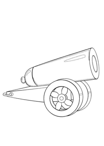 Раскраски пушки