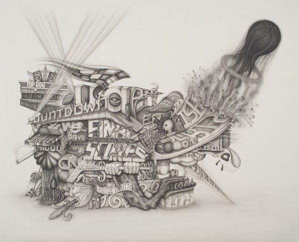 Графика карандашом фантастика