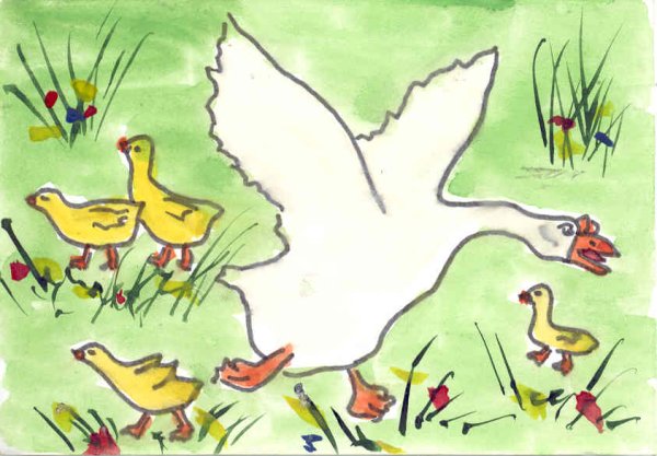 Раскраска ребята и утята 2 класс