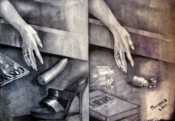 Андеграунд рисунки карандашом