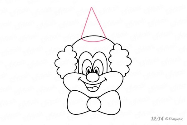 Петрушка раскраска для детей