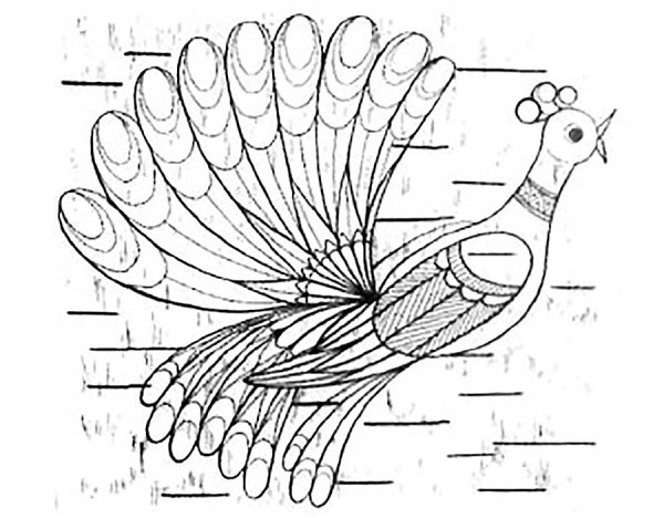 Изонить птицы