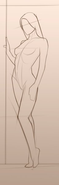 Очертания женского тела