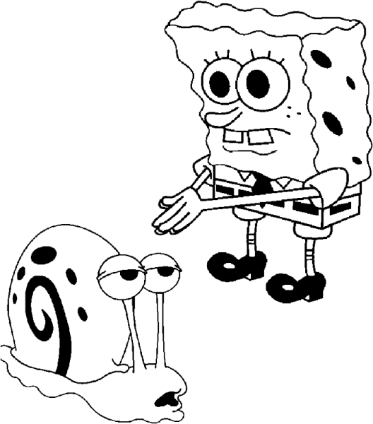 Спанч Боб рисунок поэтапно