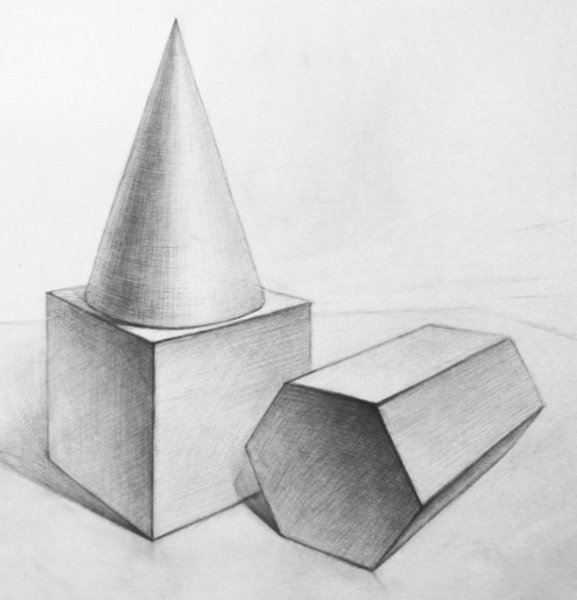 Куб пирамида шестигранная Призма