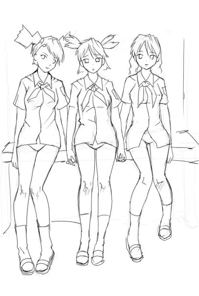 Лена Бесконечное лето карандашом