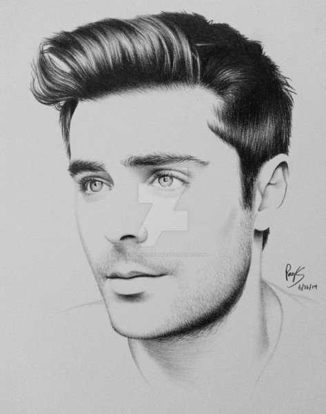 Мужские прически рисунок